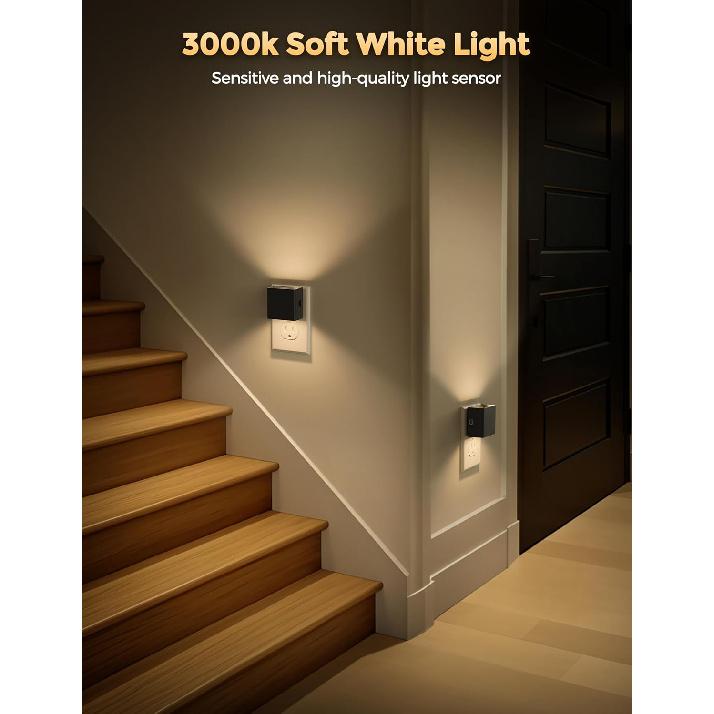 DORESshop Night Lights Plug into Wall [4 Pack],Plug in Nightlight