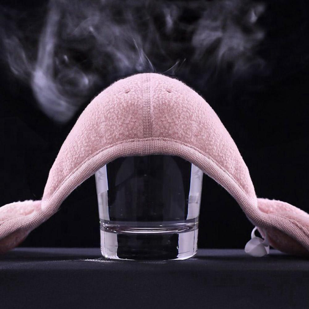 Winter Fleece Earmuffs with Windproof Mouth Cover Unisex Activities Mask Warm Face Warmer Breat X0M1