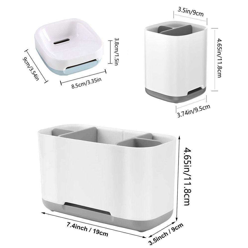 Многофункциональный держатель для зубной пасты, легкоочищаемый поднос для мыла, простой держатель для мыльницы на столешницу