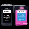 Compatible HP 47 Ink Cartridge Set (Black & Color)