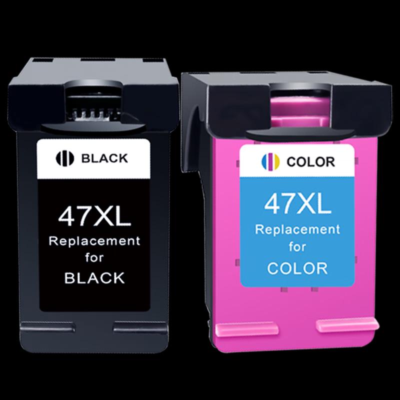 Compatible HP 47 Ink Cartridge Set (Black & Color)