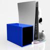 DZ504 Многофункциональная охлаждающая подставка для PS5/PS5 Slim Держатель для гарнитуры Полка для хранения дисков