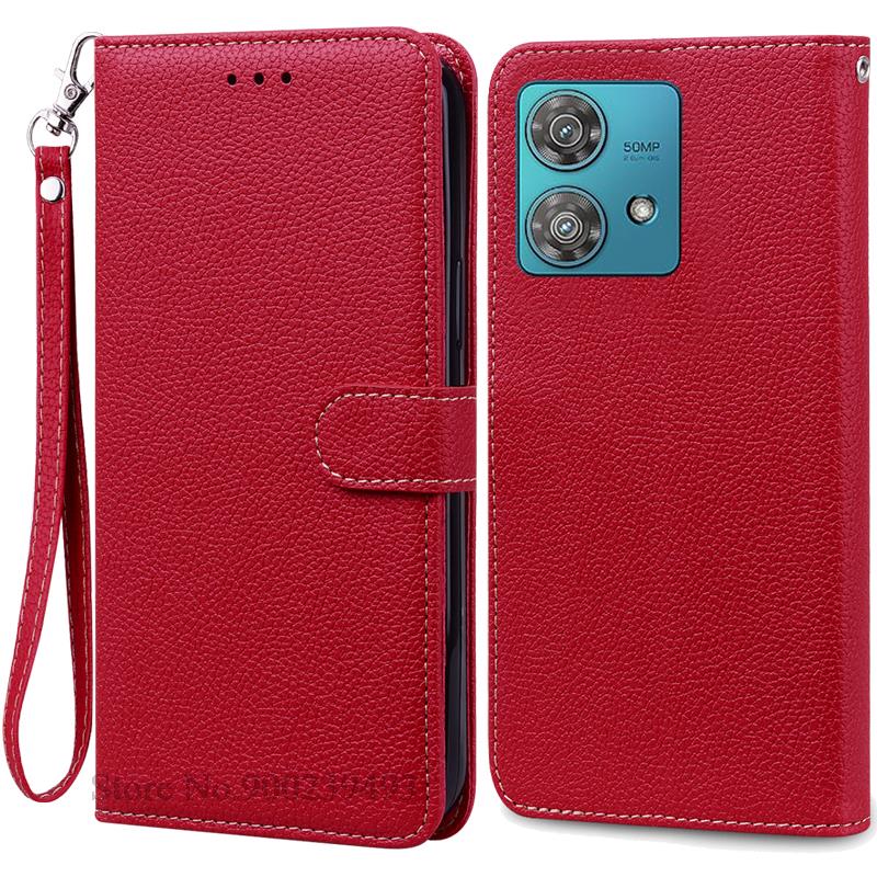 For Motorola Edge 40 Neo Case Leather Wallet Flip Case For Moto Edge 40 Neo Cover Coque Fundas For Moto Edge 40Neo Phone Case