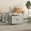 VidaXL Coffee Table with Metal Legs Concrete Grey 50x50x40 Cm 812734