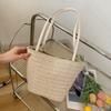 INS Style Straw Bucket Bag Summer Women Handbags Casual Beach Totes Bag  Girls
