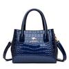 Ladies' Quality Leather Patent Shoulder Bags for Women New Luxury Women's Bags Designer Fashion Large Capacity Tote Bag