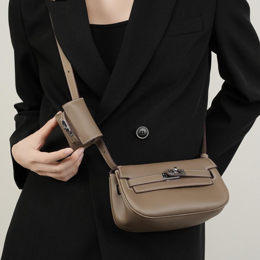 Новая мини-сумка-мессенджер через плечо Универсальная кожаная женская сумка Многофункциональная сумка