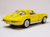 Kinsmart Chevrolet Corvette Stingray Yellow Diecast Car KT5358 (1963) 1/36