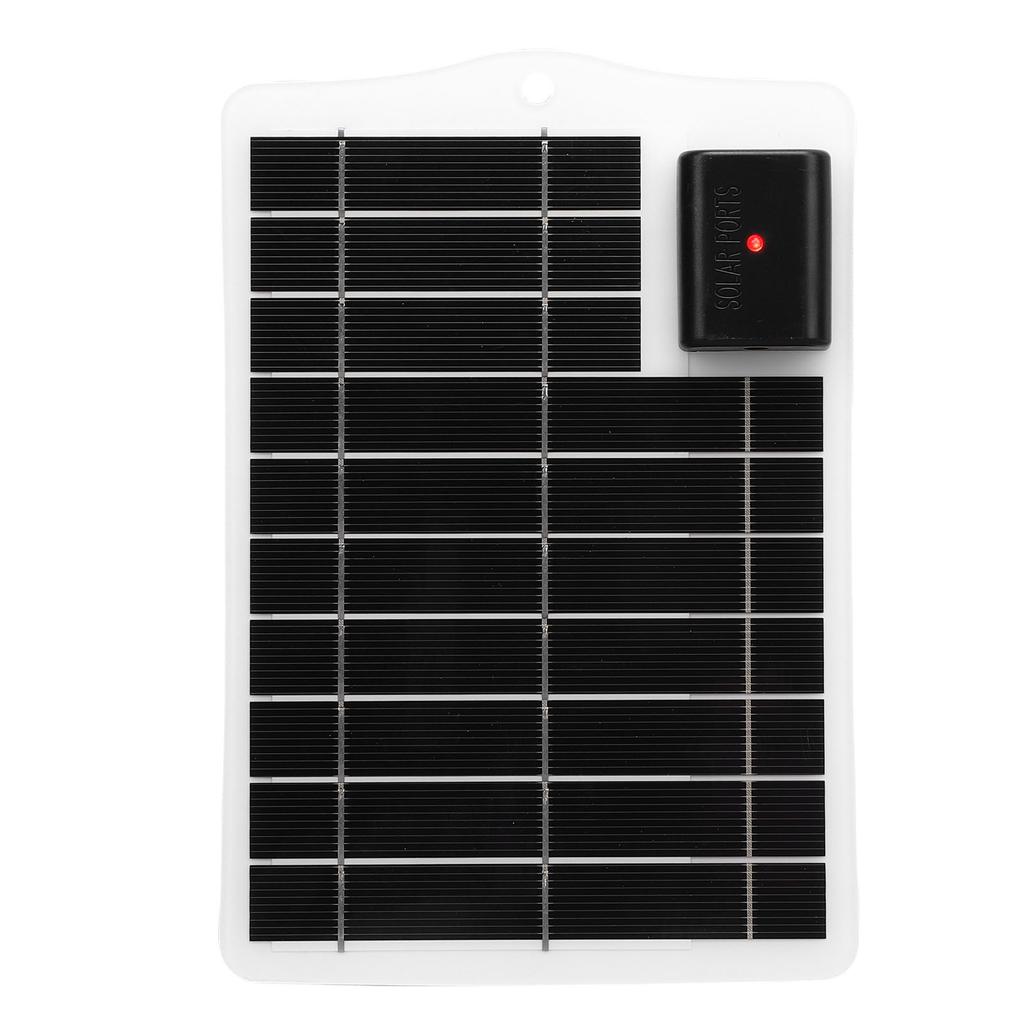 7W Solar Panel  Monocrystalline Silicon Portable Small Solar Panel for Outdoor Emergency Solar Charging Panel
