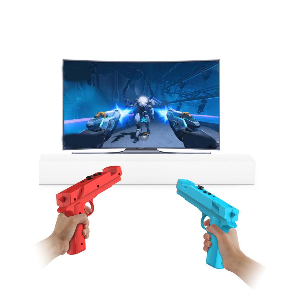 Новый 1 пара рукояток в форме пистолета с сенсорным джойстиком для игрового контроллера/геймпада Switch NS/NS OLED