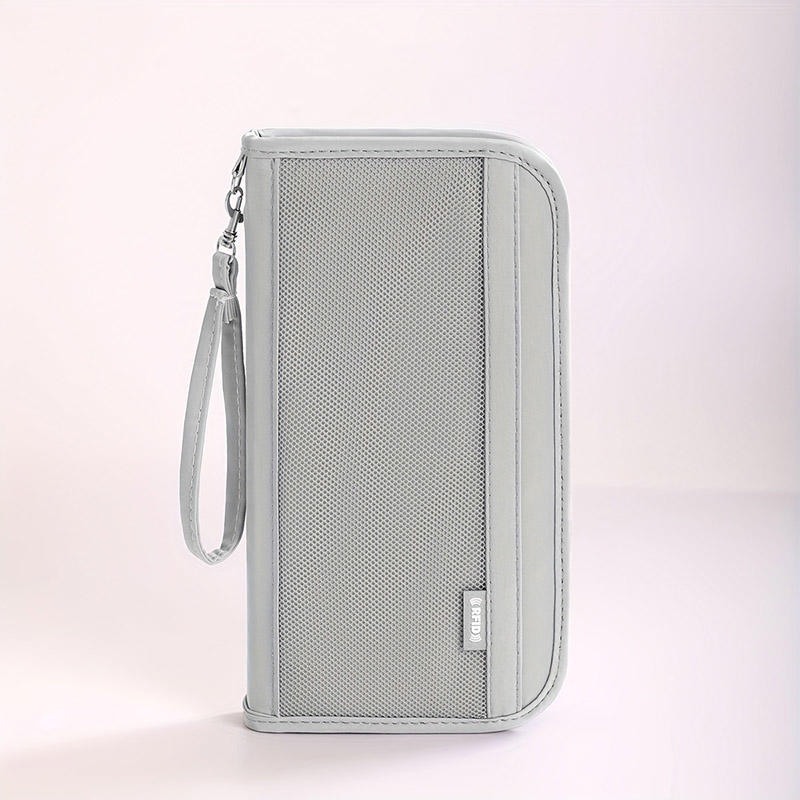 Модный портативный кошелек для карт большой вместимости, ручная дорожная сумка на молнии, оптовая сумка для посадочного талона/паспорта, многофункциональная маленькая сумка для кредитных карт