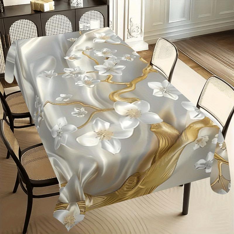 1 piece of elegant European-style tablecloth, suitable for coffee tables and home decoration - durable table settingzyc