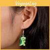 Animal Shape Dinosaur Earrings With Handcrafted Art For Women Jewelry Casual