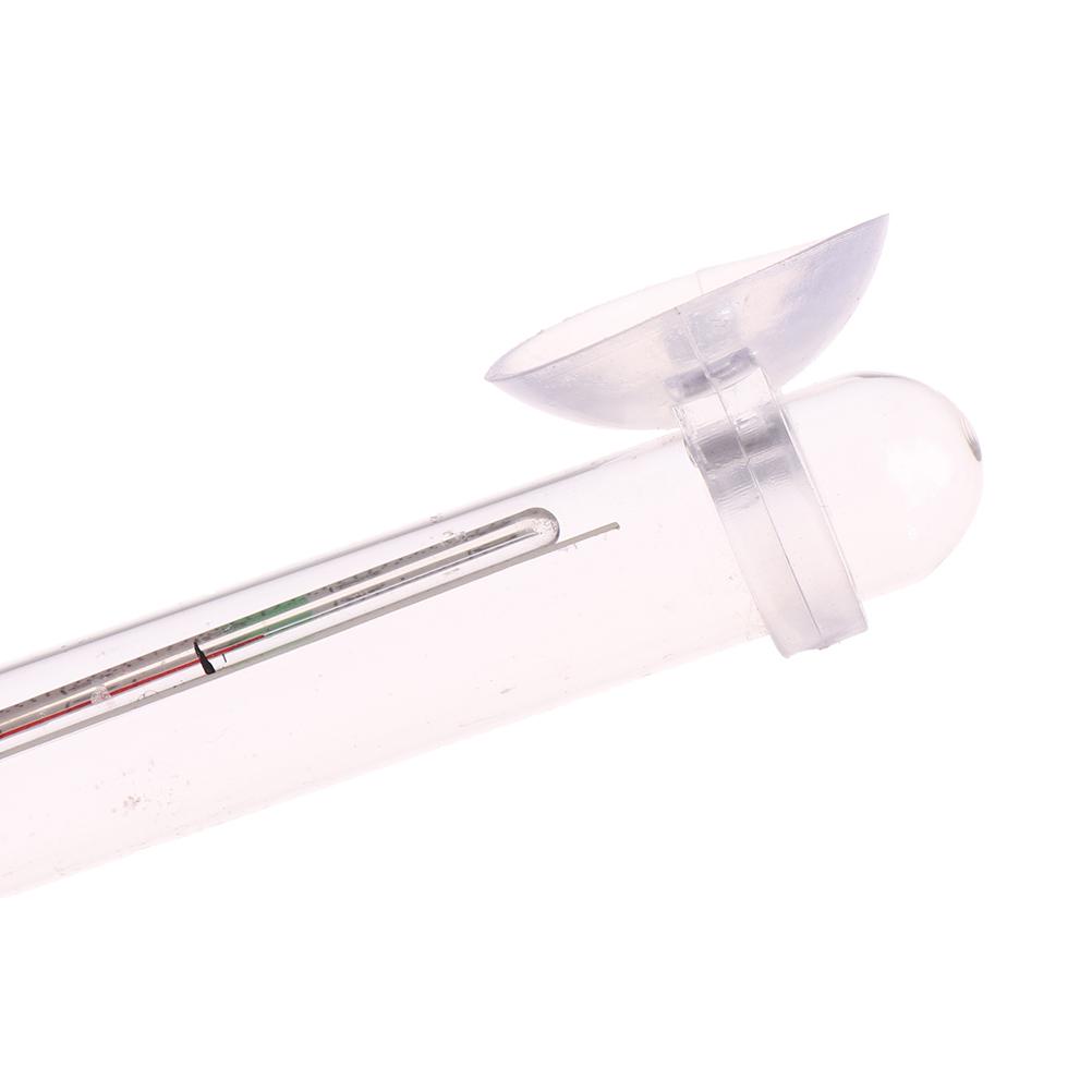 Аквариумный стеклянный термометр для измерения температуры воды в аквариуме с присоской