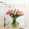 1 букет искусственных тюльпанов домашний сад свадебная цветочная композиция настольный декор
