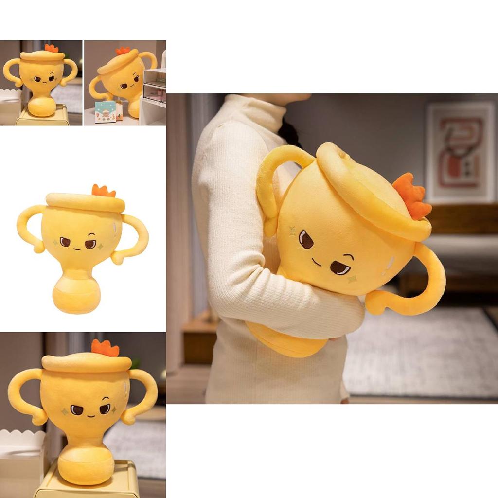 Creative Plush Trophy Pillow Toy For Fun School And Company Awards Unique Design