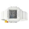 Casio Часы женские Baby-G Plus Digital с белым каучуковым ремешком, кварцевые, BGD-10L-7 100M, с дополнительными петлями для ремешка