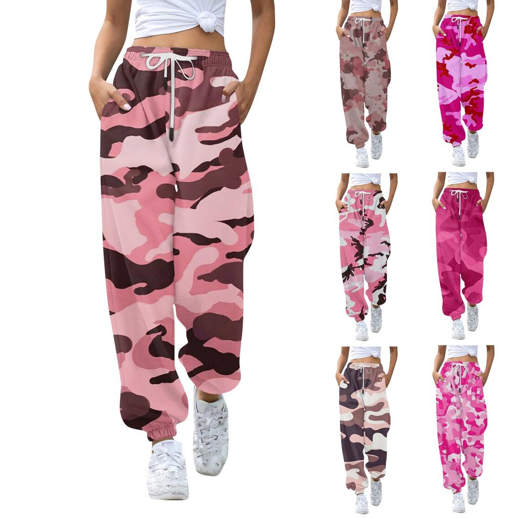 Women's Casual Fashion Sweatpants  Print Casual Pants