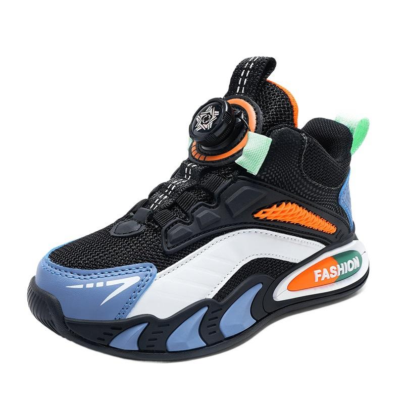 Classmate's New Leather Surface Breathable Children's Sports Shoes Boys' Shoes Spring and Autumn Middle School Children's Girls' Casual Running Shoes