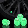 Luminous Car Tire Valve Caps Fluorescent Motorcycle Wheel Tyre For Chr Corolla Yaris Rav4 E150 E120 Land Cruiser 200