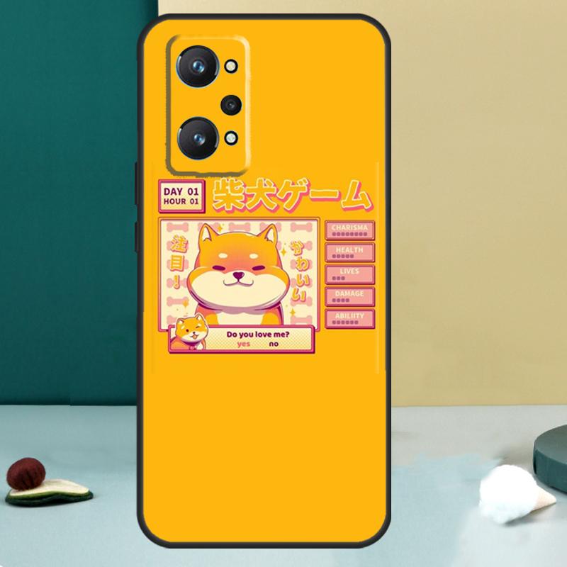 Retro Aesthetic Japanese Game Over For Realme 14 13 Pro Plus 10 11 12 GT 5 6 6T GT7 Pro C61 C55 C53 C51 C21Y C25S C75 C67 Case