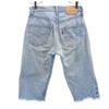 Levi's 80s Button back 6 66 late model denim Shorts W30 blue Men's Used
