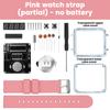 DIY Electronic Watch Kit LED Digital Tube Display Creative Solder Project Transparent Case 3V Electronic Component kit