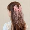 Princess Style Bow Hair Clip Lace Headwear Lovely Swallowtail Bow Hairpin  Wedding Season