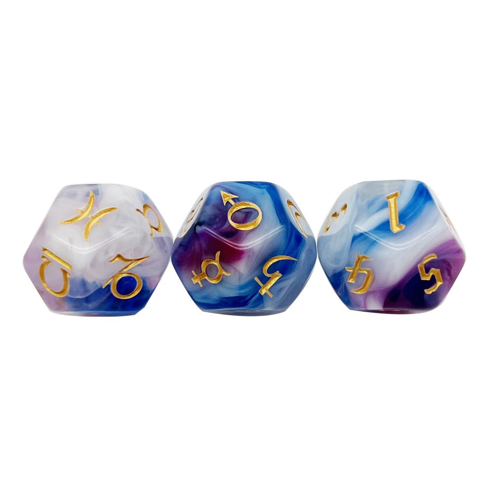 Астрологическая игра в кости Кости для гадания Таро Развлечения Настольные игры Аксессуары