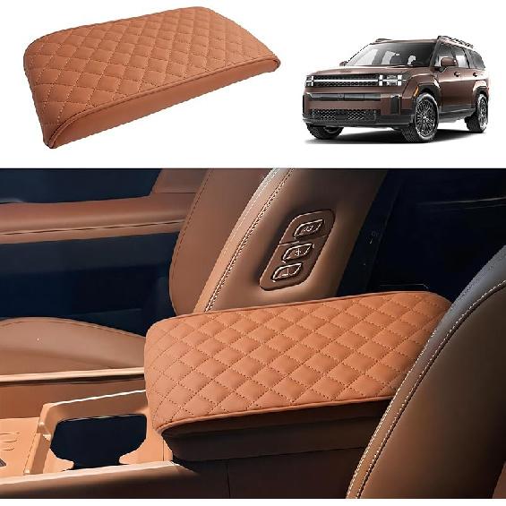 CDEFG Совместимый с 2024 2025 2026 Hyundai Santa Fe Крышка центральной консоли для 2025 Hyundai Santa Fe MX5 Аксессуары Крышка подлокотника 2025 Santa Fe