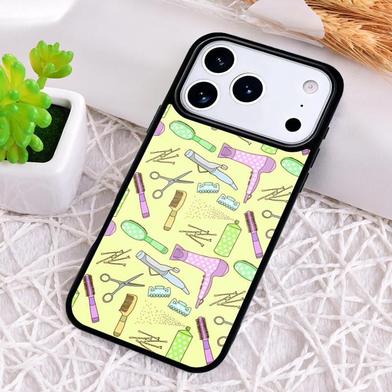 Чехол для телефона парикмахера для iPhone 17 Air 16 15 11 12 14 13 Pro Max Ударопрочный чехол