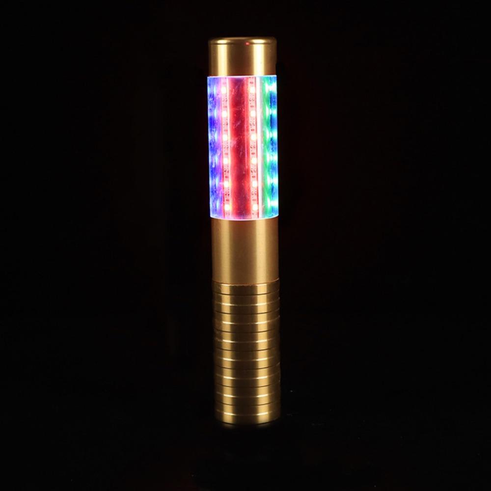 Party Decor Rechargeable Handheld Strobe Lights Light Flash Colorful LED Strobe Baton Gold Silver Flash Strobe Stick Club Bar