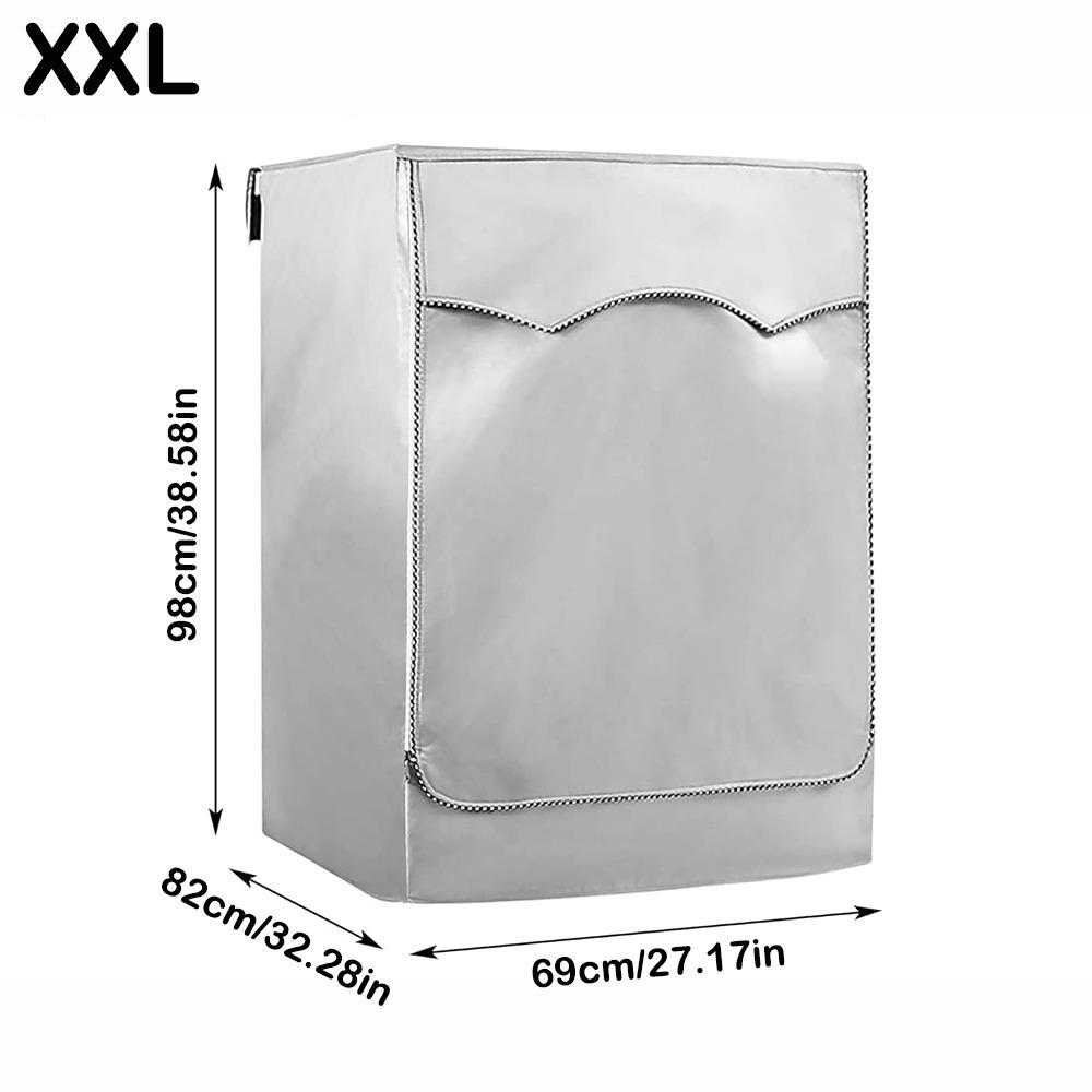 Чехол для стиральной машины с роликовым краем Универсальный пылезащитный чехол для машины с фронтальной загрузкой