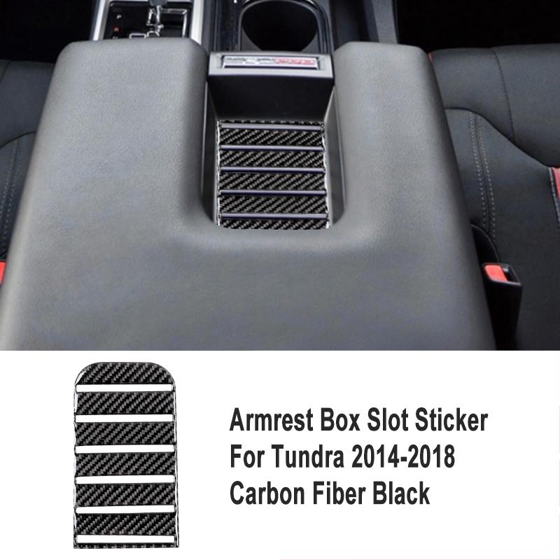 Для Toyota Tundra 2014-2018 автомобильная консоль подлокотник крышка центрального ящика для хранения слот уплотнительная наклейка отделка авто интерьер