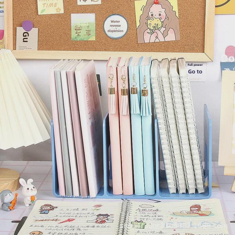 Прозрачная утолщенная пластиковая книжная полка-подставка для настольных книг и документов