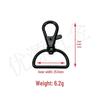 Zinc Alloy Lobster Clasp Dog Buckle & Metal Keychain Accessories