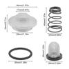 Пробка для слива масла скутера, резьбовая пробка поддона двигателя с пружинным фильтром, аксессуары для скутеров, запасные части для скутеров