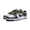Nike Кроссовки Dunk Immediate Success Кожаные Устойчивые к истиранию Низкие Скейтбордические Унисекс Черно-белые HF5441-100(Team610-SBOX)