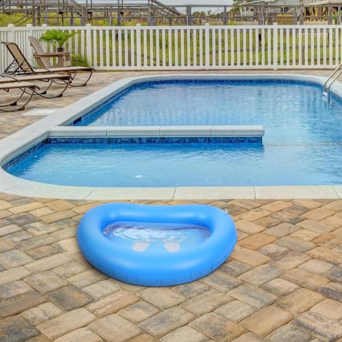 PHENOFICE Foldable Inflatable Foot Bath for Pool Entry, Foot Bath Bucket, Foot Soaker Tub, Lightweight and Portable Design for Home and Camping