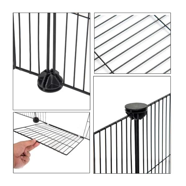 Playpen Cage Metal Pen for Rabbits Small Animals Foldable Run