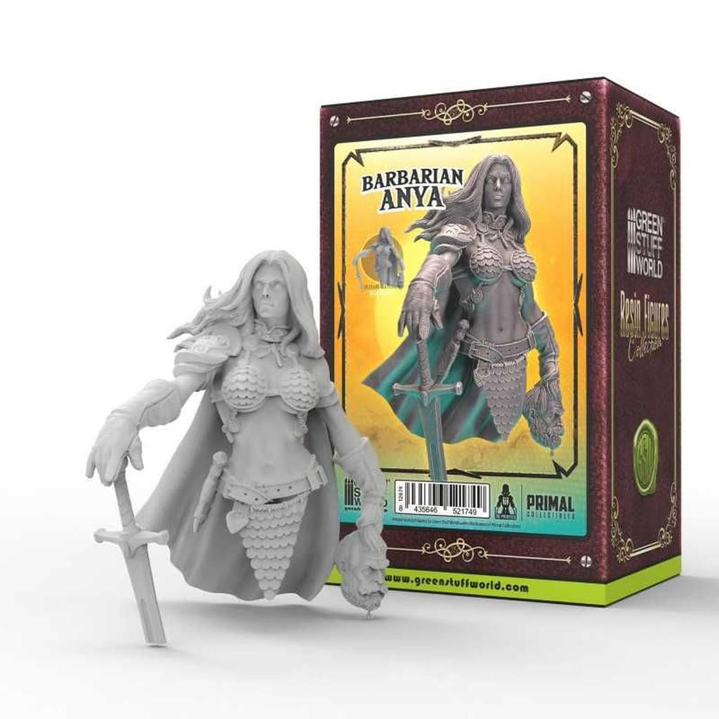 Green Stuff World 1/12 PRIMAL Collectibles Варварская Аня Набор для 3D-печати GSWD-12674 (фигура)