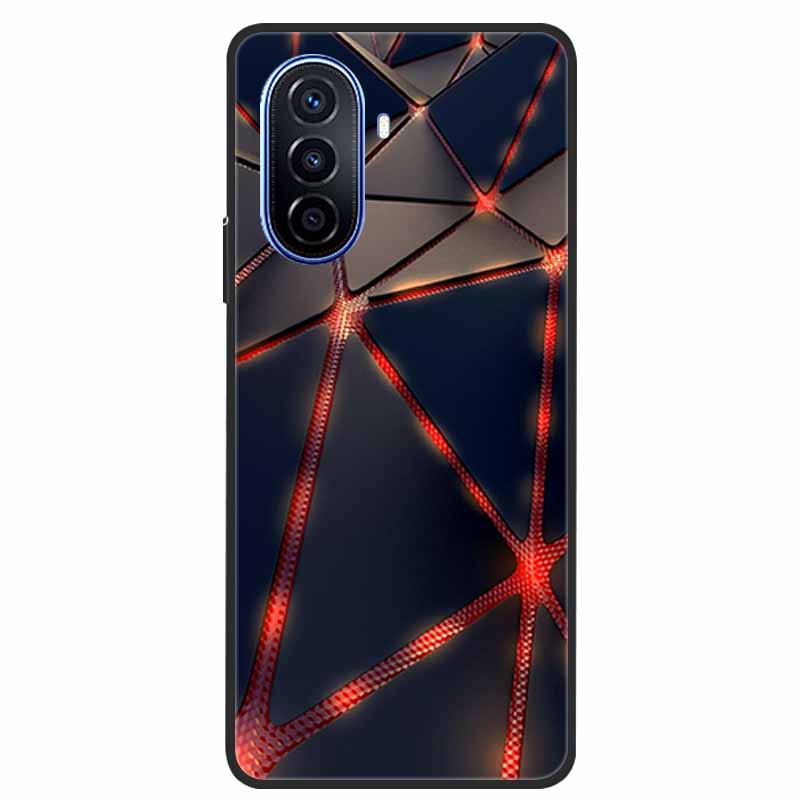 Чехол для Huawei Nova Y70 Plus Волк Черный Силиконовый Мягкий Чехол для Телефона Для Huawei Nova Y70 Задняя Крышка Чехол NovaY70 Y 70 Funda Coque