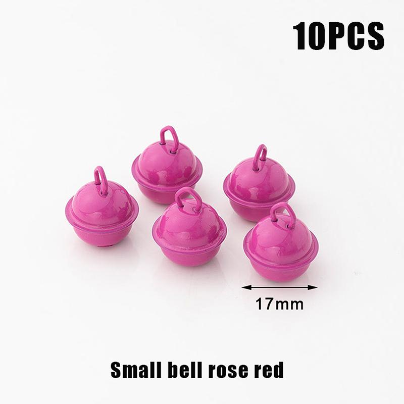 10 шт. 22 мм Красочные Расписные Бубенчики Металлические Круглые Мини Колокольчики Украшения Декор Подвески для Рождества DIY Поделок
