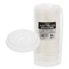 HEIKO A-PET Flat Lids, 85mm Diameter, with C-Hole, Pack of 50