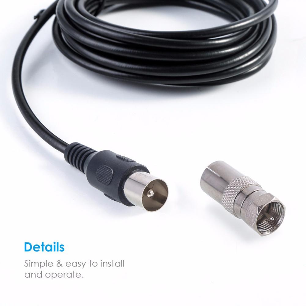 4K/1080P HD Цифровая ТВ-антенна с усилителем сигнала Внутренняя Наружная антенна для широкого диапазона приема HDTV Домашняя ТВ-антенна