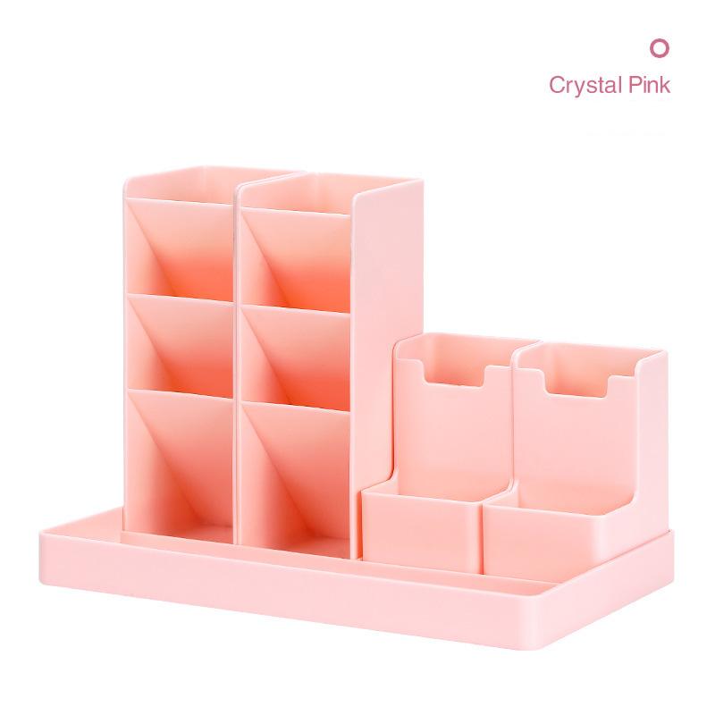 Large Capacity Cute Pen Holder Desk Accessories Pencil Storage Box Desktop Organizer Stand Case School Office Stationery