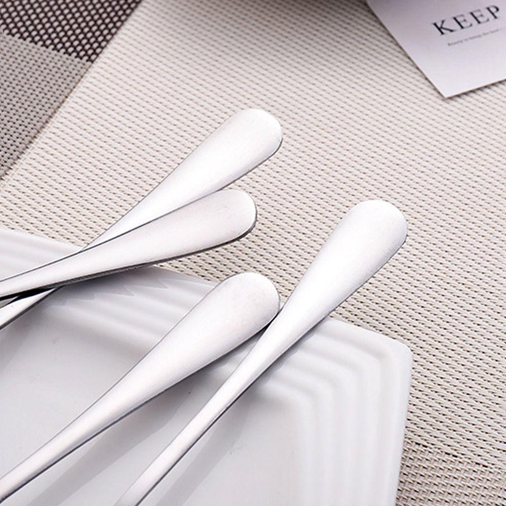 1 шт. ложки для супа из нержавеющей стали 17 см кухонный инструмент круглая ложка для перемешивания для десертного кофе