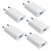 5Pcs/lot USB Charging EU Wall Charger for Apple iPhone 7 8 6 6S Plus X XR XS 11 12 13 Pro Max 5 5S SE  USB Plug Adapter
