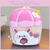 Childrens Rabbit Backpack Cartoon Bag Zipper Style Adjustable Shoulder Strap
