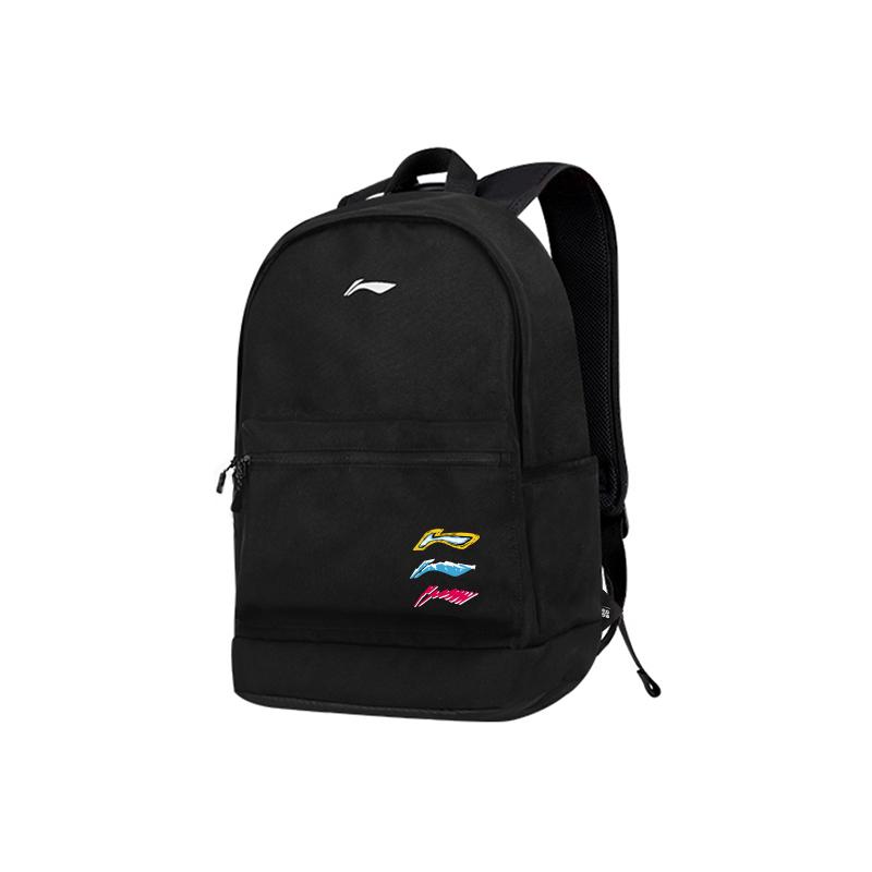 New LiNing Polyester Backpack Regular Unisex Black ABSV313-36